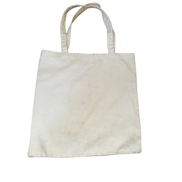 Funny Sloth Tote Bag "So Tired I Can Hardly Move" White Cotton Cute Animals Lazy - Picture 2 of 5